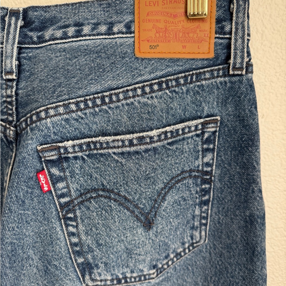 Levi's 501 Classic Blue Denim Jeans